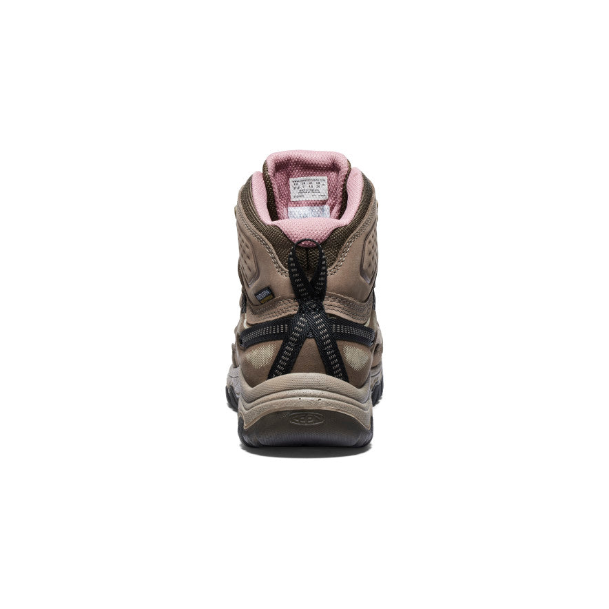 Keen Women's Targhee IV Wide Waterproof Hiking Boot | Brindle/Nostalgia Rose