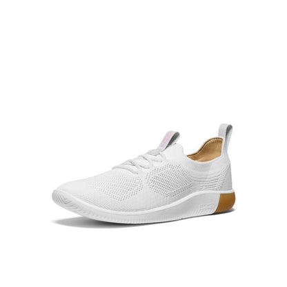 Keen Women's KNX Knit Sneaker | Star White/Moonlite Mauve