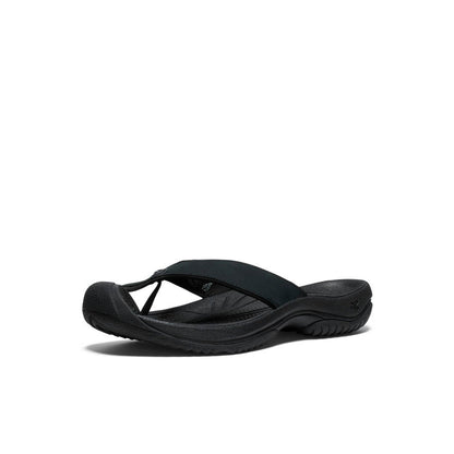 Keen Men's Waimea Leather Flip-Flop | Black/Black