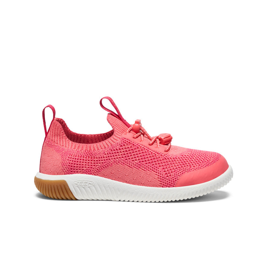 Keen Little Kids' KNX Knit Sneaker | Dubarry/Star White