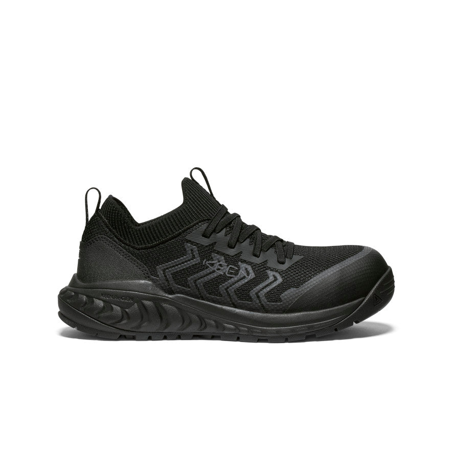 Keen Women's Arvada Shift Work Sneaker (Carbon Toe) | Black/Magnet