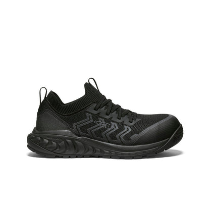 Keen Women's Arvada Shift Work Sneaker (Carbon Toe) | Black/Magnet