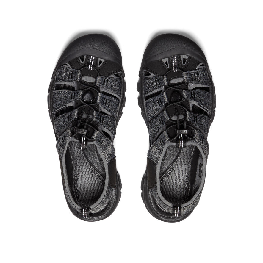 Keen Men's Newport H2 Sandal | Black/Steel Grey