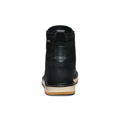 Keen Men's San Jose 6" Waterproof Boot (Aluminum Toe) | Black/Gum