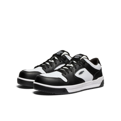 Keen Men's Overton Work Shoe (Carbon Toe) | Star White/Black