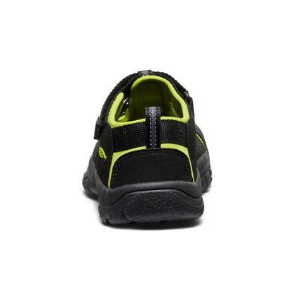 Keen Big Kids' Newport H2 | Black/Lime Green