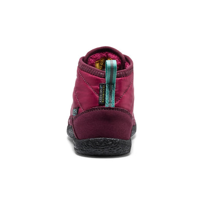Keen Little Kids' Howser II Waterproof Chukka | Beaujolais/Pool Blue