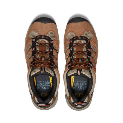 Keen Men's Headout Waterproof Hiking Shoe | Bison/Fossil Orange