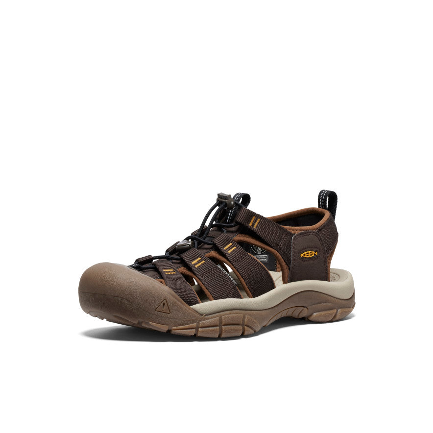 Keen Men's Newport H2 Sandal | Java/Golden Yellow