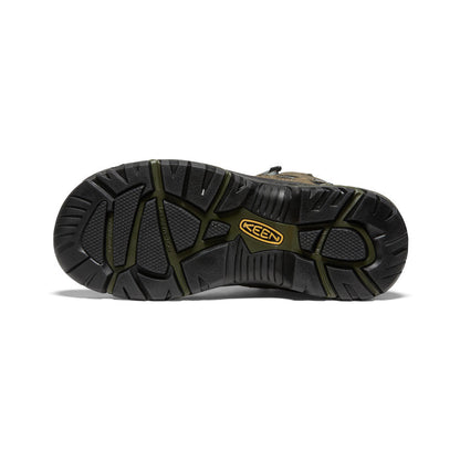 Keen Men's Braddock Waterproof Mid (Steel Toe) | Gargoyle/Forest Night