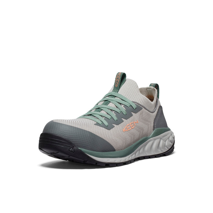 Keen Women's Arvada Shift Work Sneaker (Carbon Toe) | Steel Grey/Granite Green