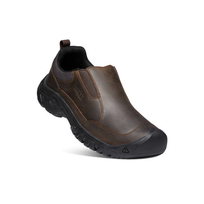 Keen Men's Targhee III Wide Slip-On | Dark Earth/Mulch