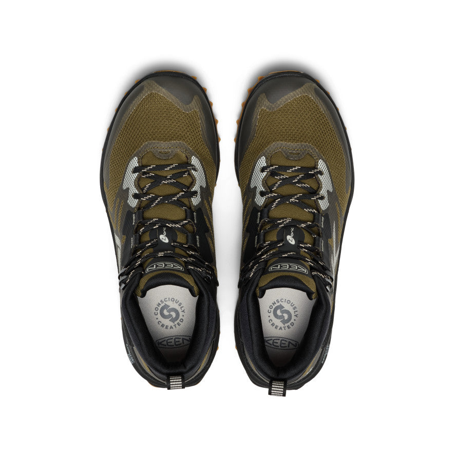Keen Men's Zionic NXT Waterproof Hiking Boot | Dark Olive/Black