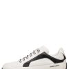 Hommes Candice Cooper | Baskets En Cuir Blanc-Noir -Runlo Flash