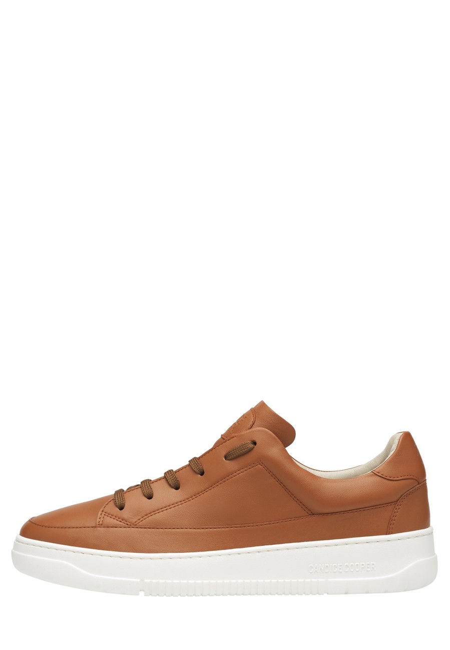 Hommes Candice Cooper | Vito 06 Sf - Baskets En Cuir - Marron