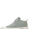 Hommes Candice Cooper | Baskets Cheville En Daim Et Cuir Vert -Mid S