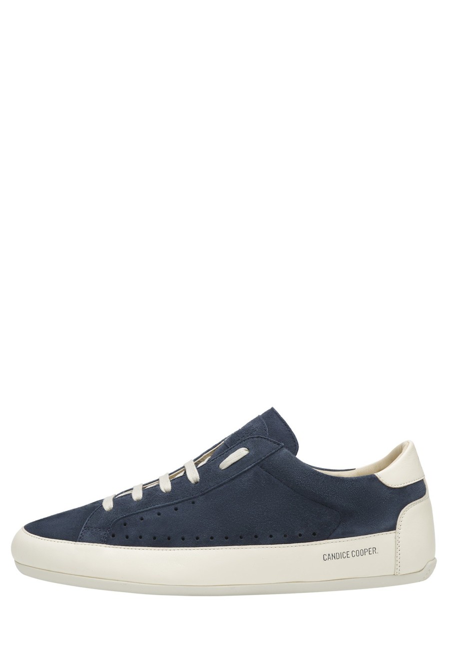 Hommes Candice Cooper | Danny - Baskets En Cuir Et Daim - Marine-Creme