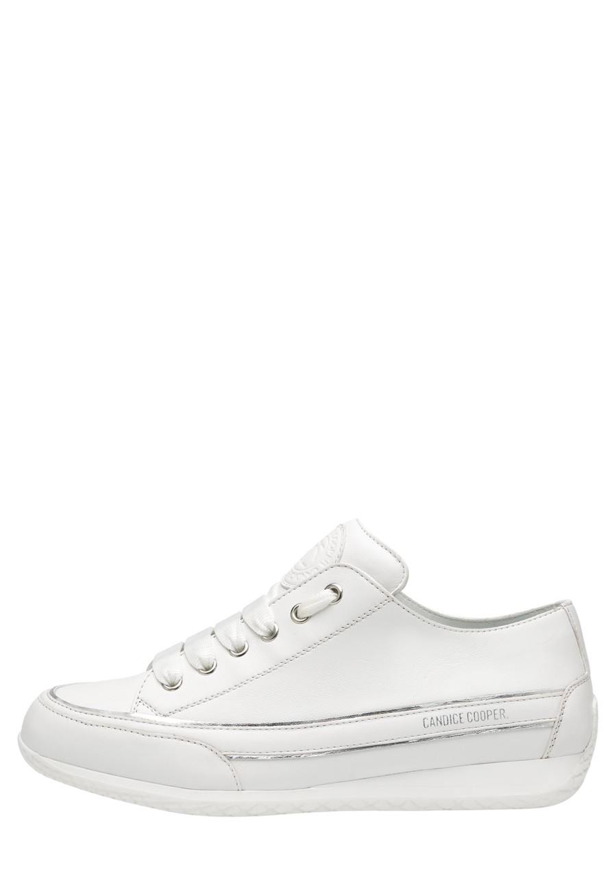 Hommes Candice Cooper | Janis Strip Chic S - Baskets En Cuir - Blanc