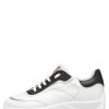 Hommes Candice Cooper | Spark 010 - Baskets En Cuir - Blanc-Noir