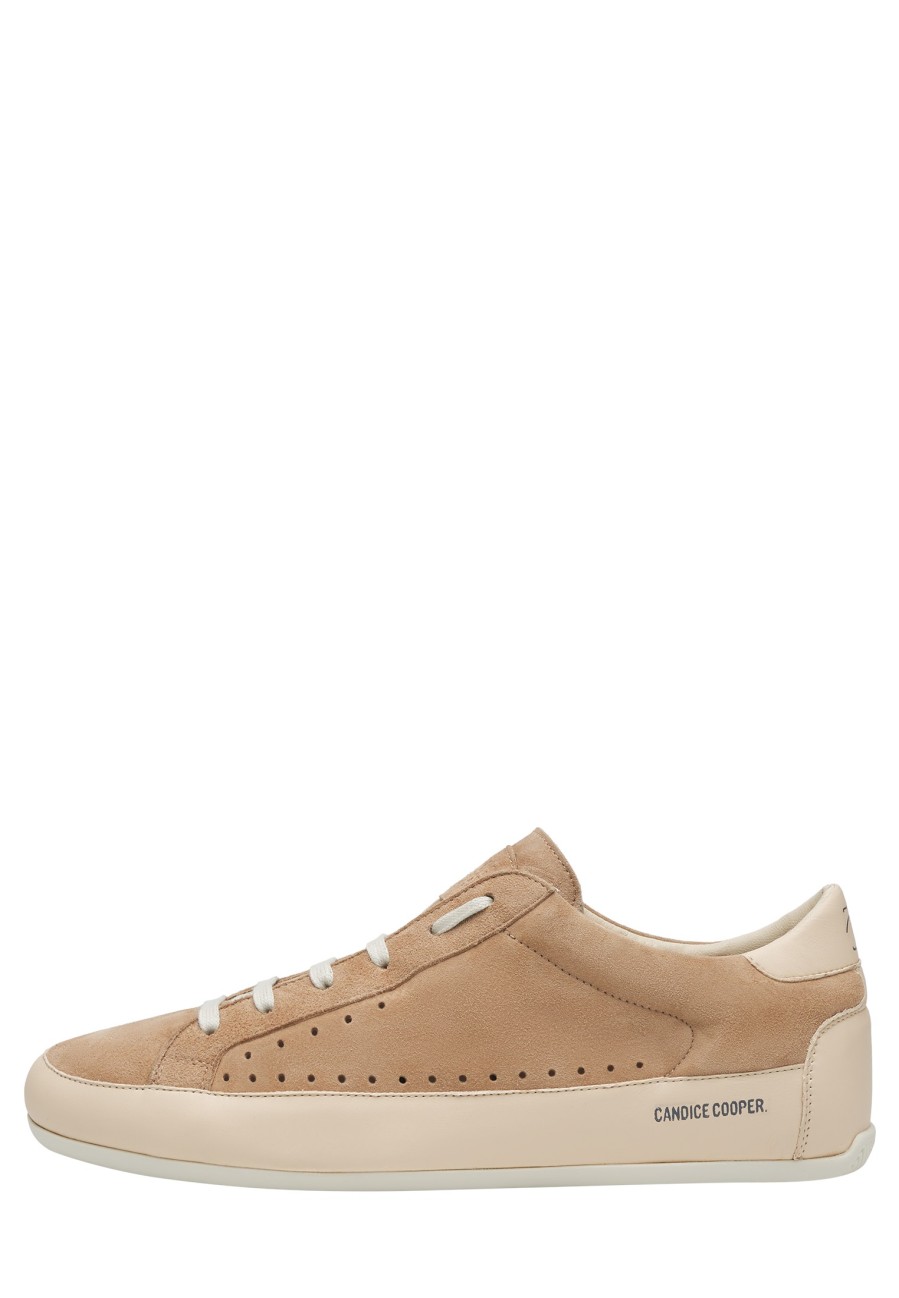 Hommes Candice Cooper | Danny - Baskets En Cuir Et Daim - Marron-Creme