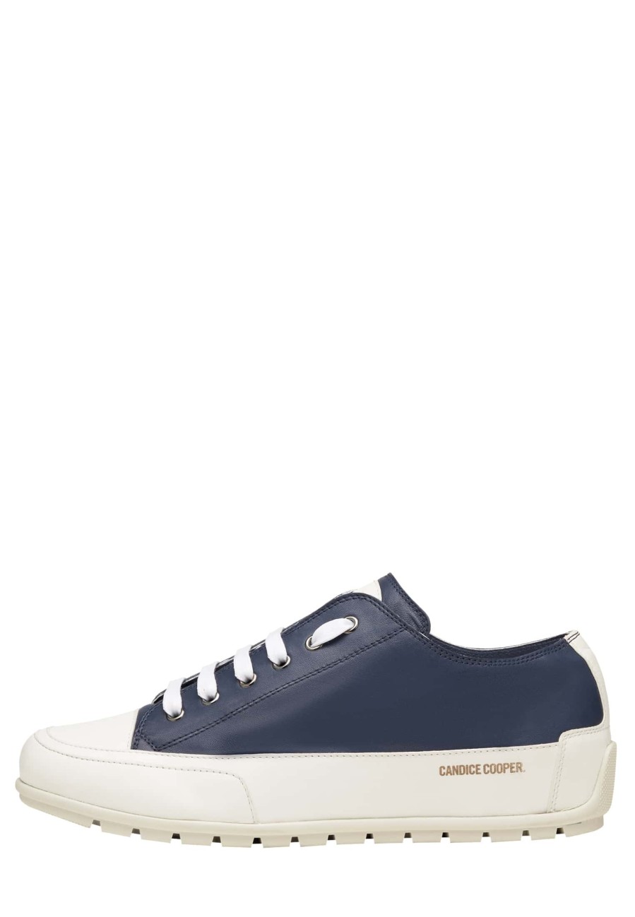 Hommes Candice Cooper | Sanborn S - Baskets En Cuir Poli - Bleu