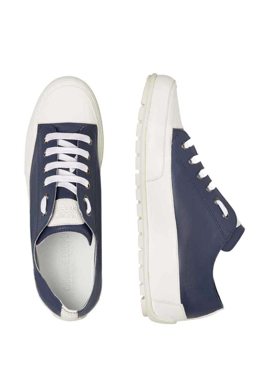 Hommes Candice Cooper | Sanborn S - Baskets En Cuir Poli - Bleu