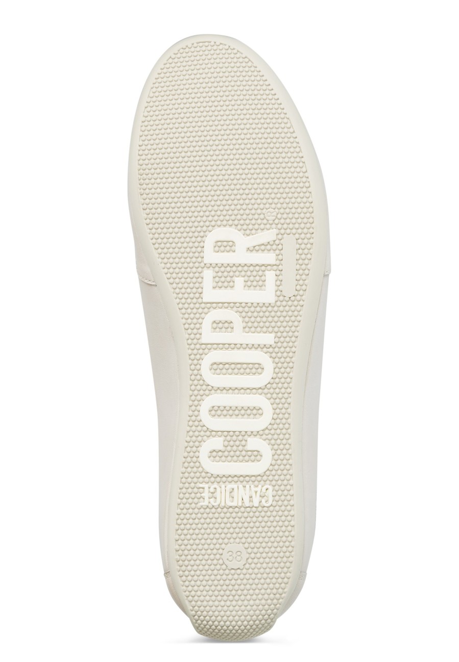 Femmes Candice Cooper | Rock S - Baskets En Cuir Poli - Creme-Beige