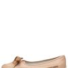 Femmes Candice Cooper | Ballerines En Cuir Poli Marron Clair - Candy Bow