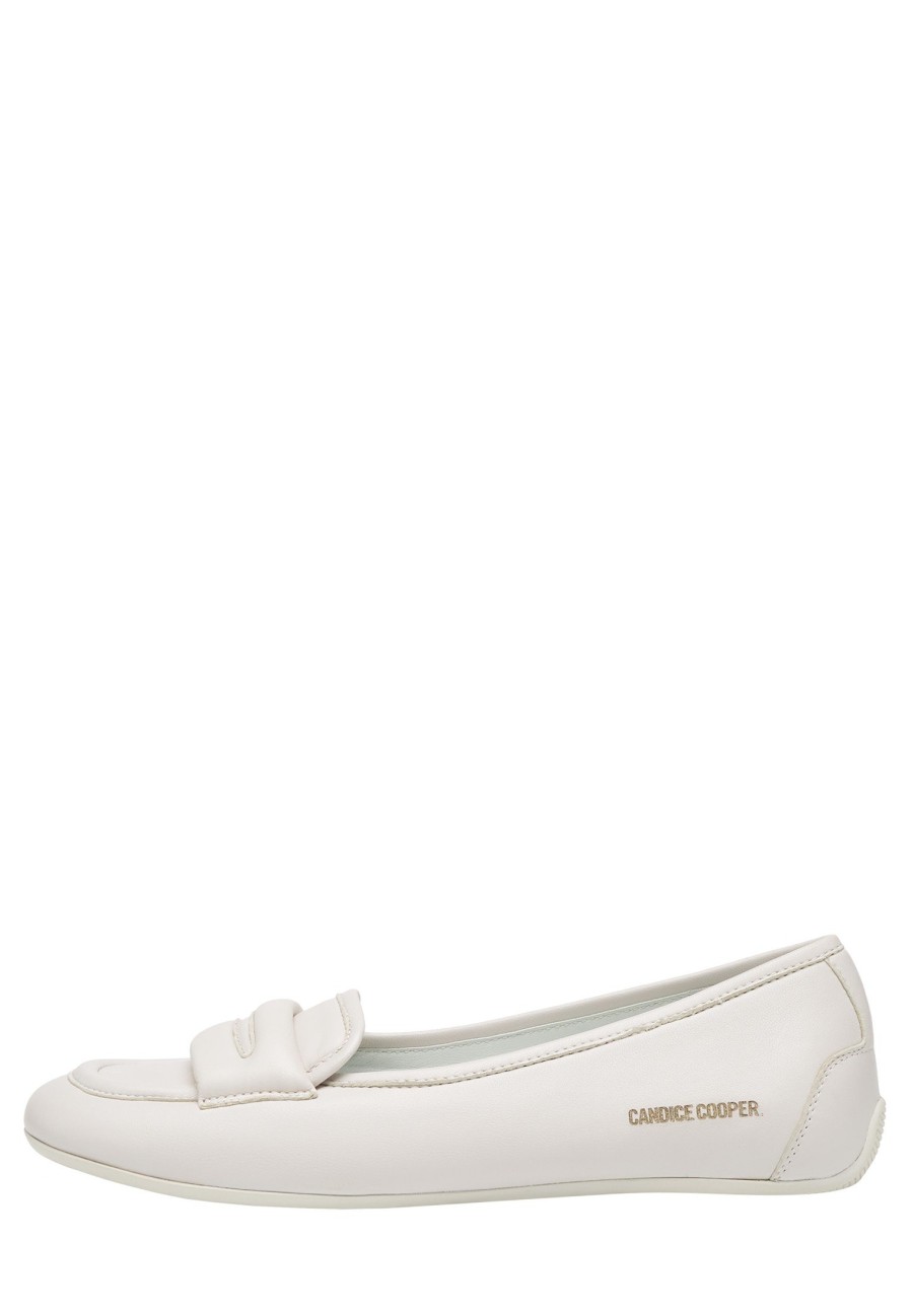 Femmes Candice Cooper | Rock Loafer 2 - Mocassins En Cuir - Creme