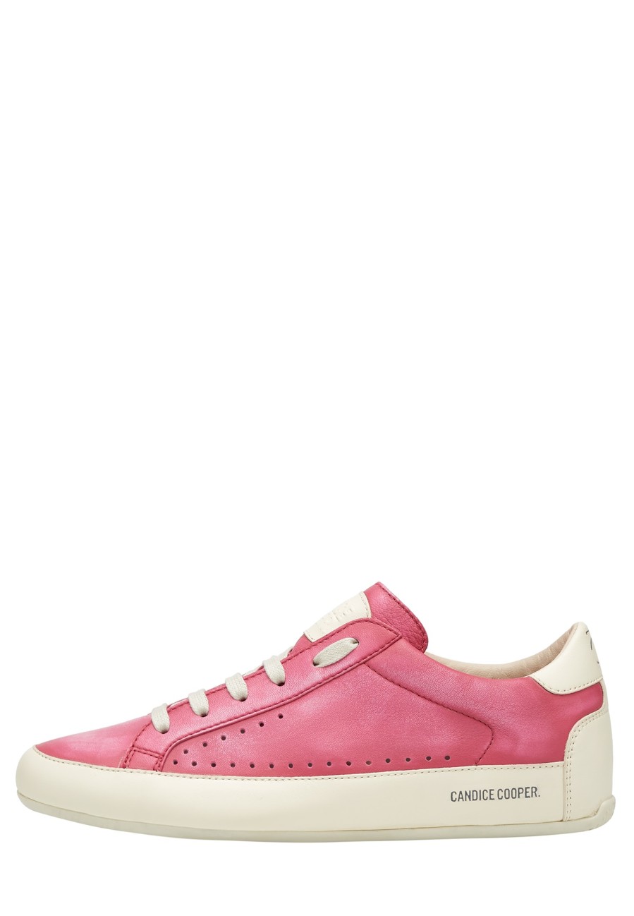 Hommes Candice Cooper | Dafne - Baskets En Cuir - Fuchsia