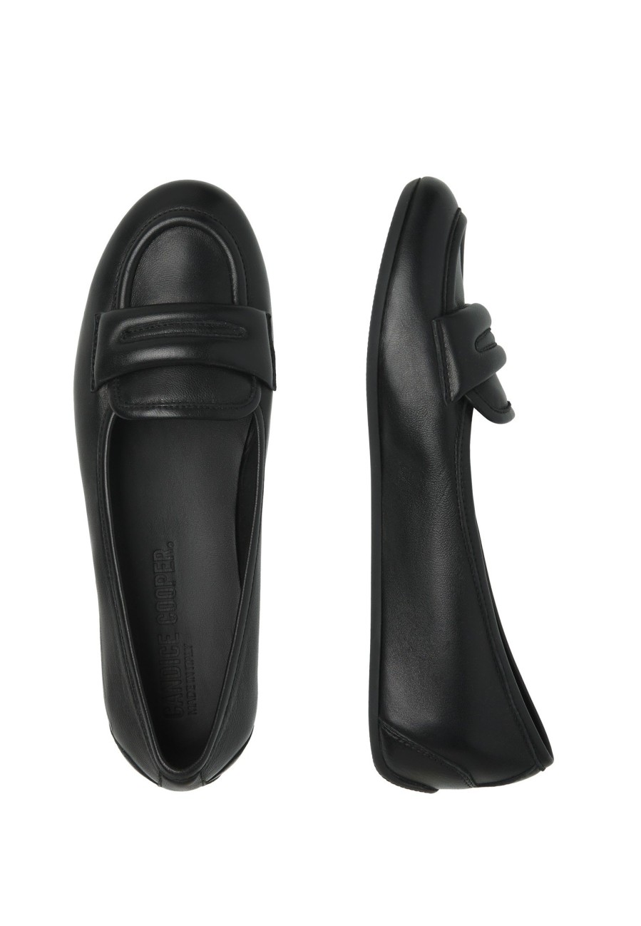 Femmes Candice Cooper | Rock Loafer 2 - Mocassins En Cuir - Noir