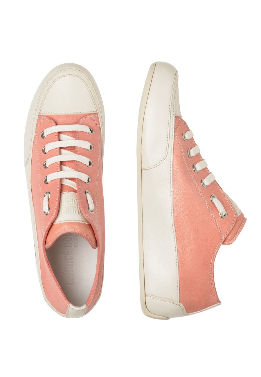 Hommes Candice Cooper | Baskets En Cuir Poli Rose -Rock S