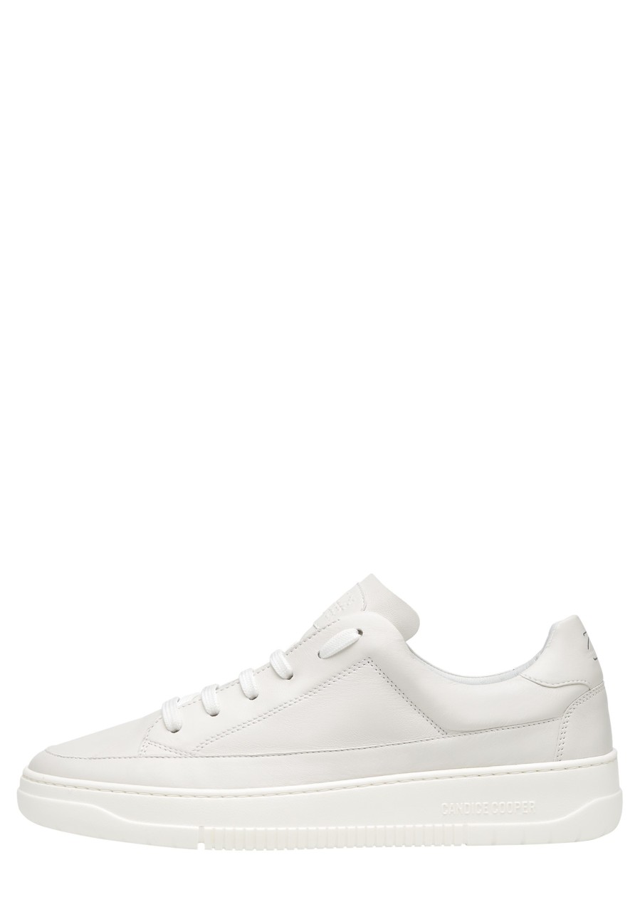 Hommes Candice Cooper | Vito 06 Sf - Baskets En Cuir - Blanc