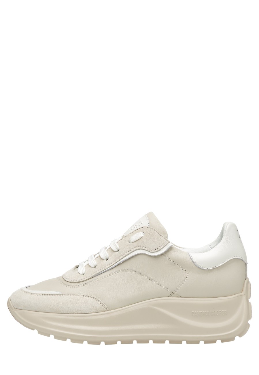 Femmes Candice Cooper | Spark 010 - Baskets En Cuir Et Daim - Beige